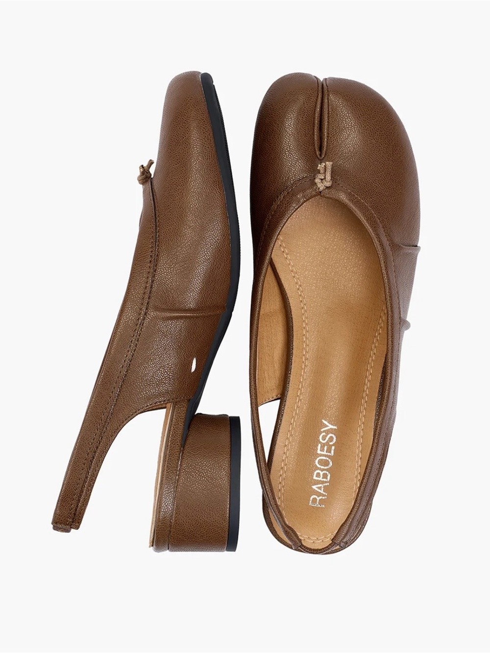 Raboesy Wrinkles Tabi Sandals
